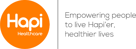 Hapia Hapi Health Care Logo